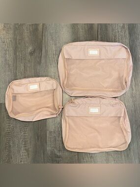 Calpak Pastel Pink Travel Packing Cubes Set